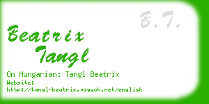 beatrix tangl business card